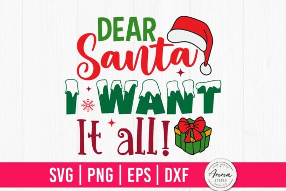 A Brand Designer's Review of Dear Santa I Want It All Graphics