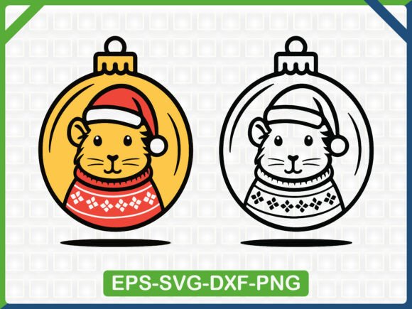A Professional Review of the Holiday Guinea Ornament SVG Graphic