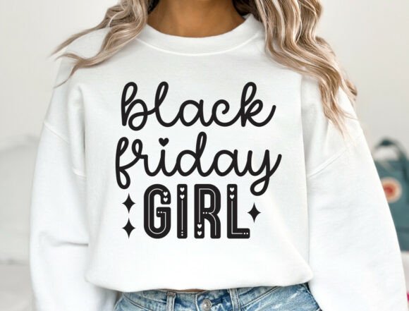 A Versatile Black Friday Girl SVG for Crafts & Graphics