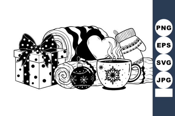 Crafting Cozy Winter Graphics: Mug Coloring Page Review