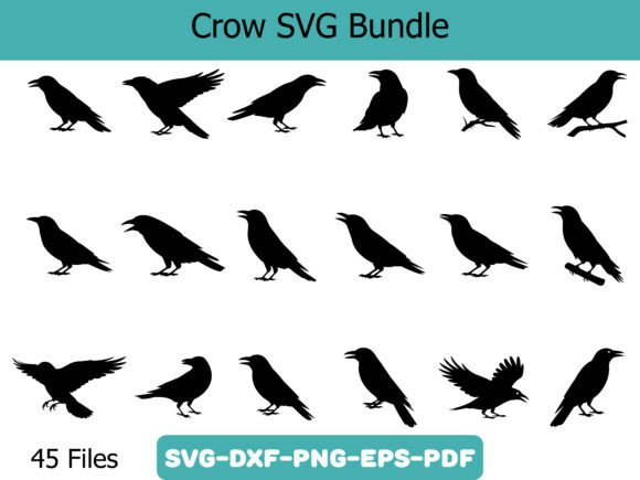 Crow SVG Bundle: A Versatile Graphics Asset for Crafts