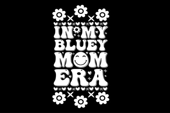 In My Bluey Mom Era Groovy Key Chain Svg for Crafts