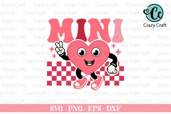 Mini Svg, Throb Svg, Kids Valentine Svg for Crafts