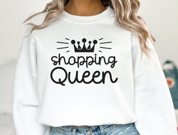 Shopping Queen SVG: A Graphic Asset for Craft & Lifestyle Content